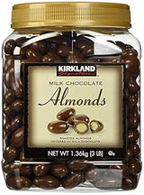 Kirkland Signature HTGFD Milk Chocolate Roasted Almonds, 2 Pack 48 Ounce