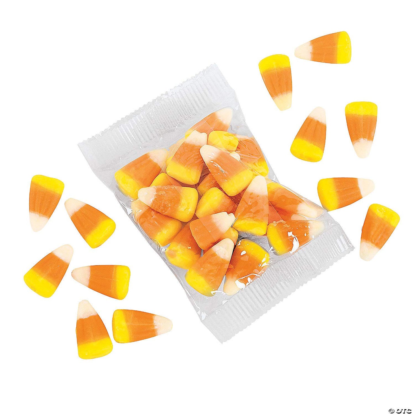 Fun Express Halloween Candy Corn Bulk 32 Individual Packets - Classic Fall Candy Mix Assorted Flavors | 2 Pounds Halloween Treats