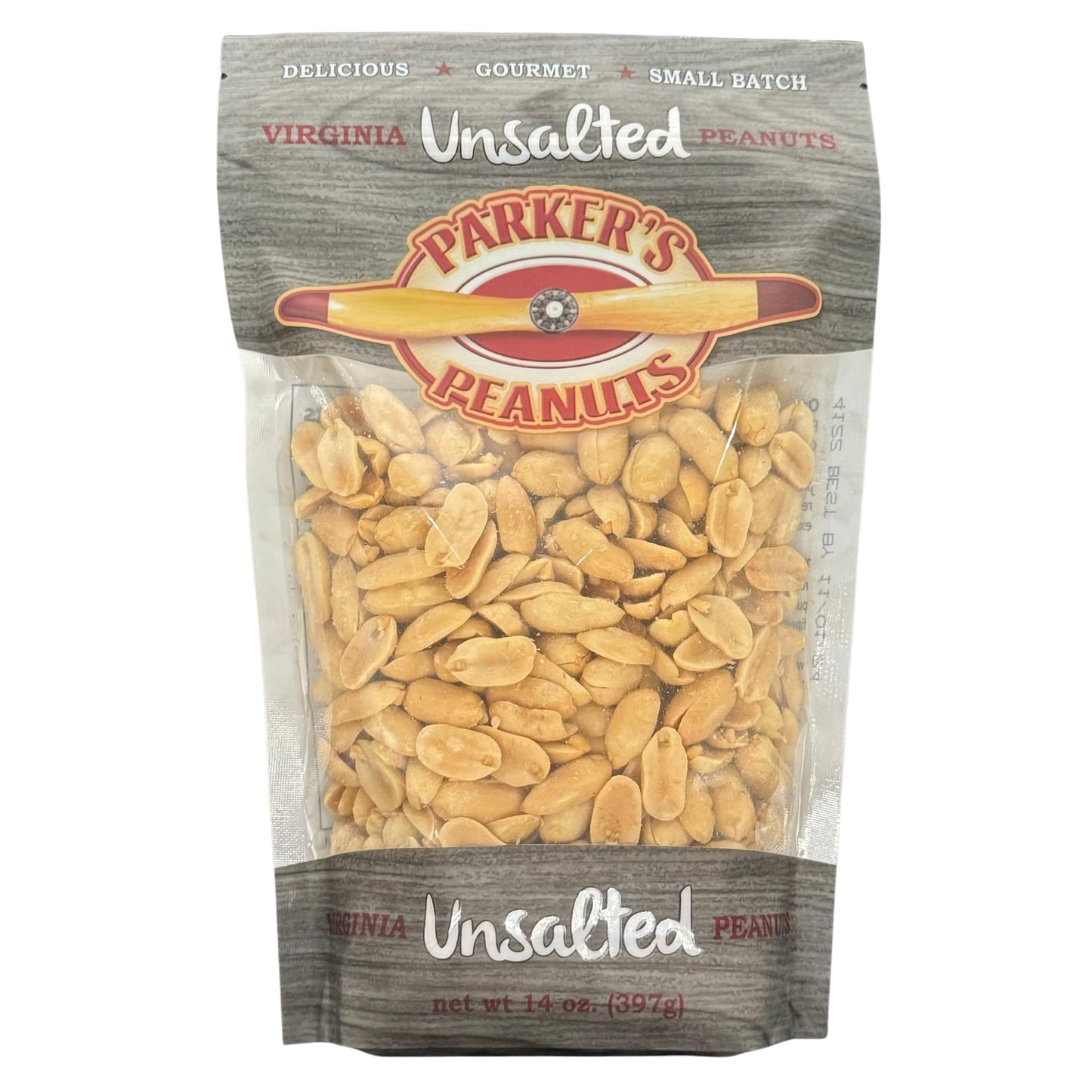 Parker's Unsalted Peanuts 14oz