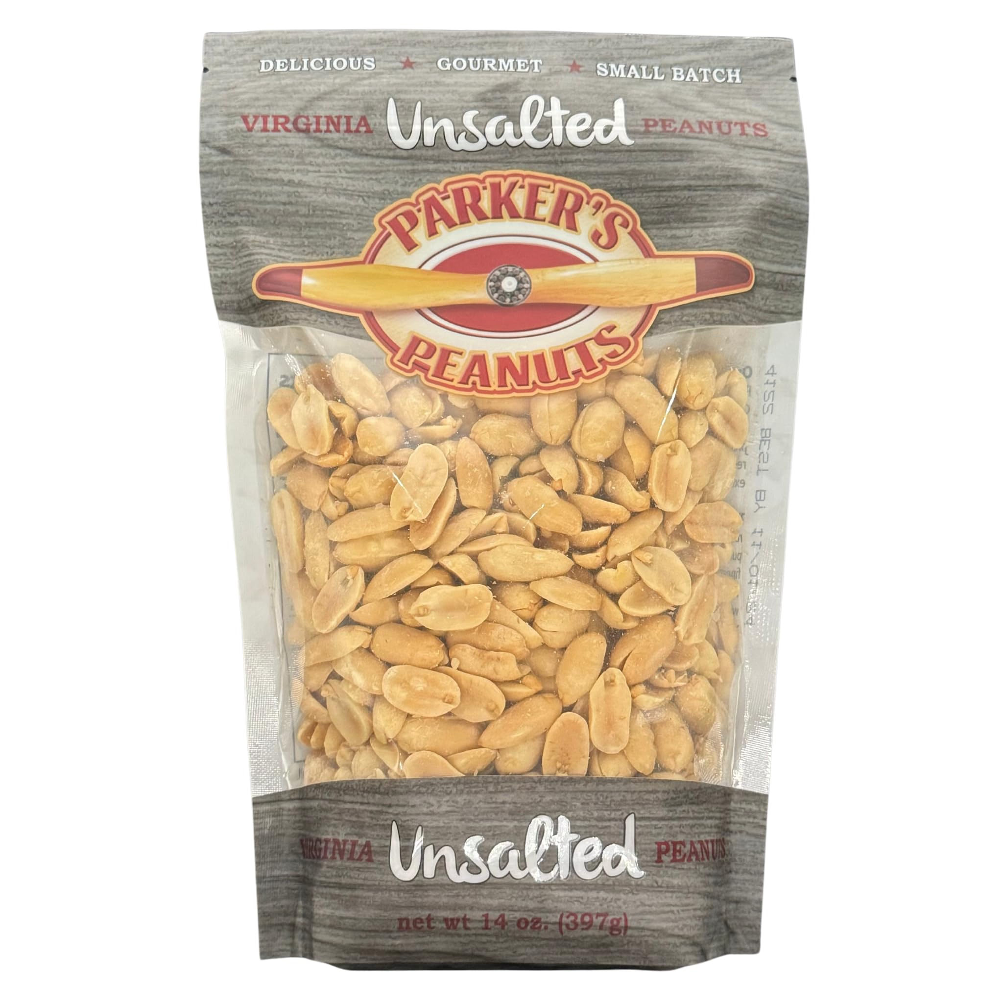 Parker's Unsalted Peanuts 14oz