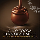Lindt LINDOR 60% Extra Dark Chocolate Truffles, 5.1 Ounce (Pack of 6)
