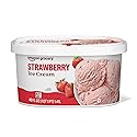 Amazon Grocery, Strawberry Ice Cream, 48 Fl Oz, Frozen