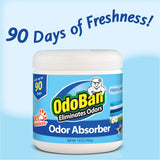 OdoBan Ready-to-Use Disinfectant and Harsh Smell Eliminator, Air and Pet Aroma Freshener and Purifier, Set of 2, 14.6 Ounce 360-Degree Continuous