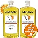 Citra Solv Concentrated Cleaner & Degreaser, Deodorizer, Paint & Adhesive Remover, for Home and Outdoor, Natural Orange Oil, Safe, Valencia Orange