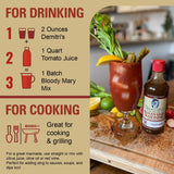 Demitri's Bloody Mary Seasoning Classic Recipe - Bloody Mary Mix - Concentrated Drink Mixer - Bold Rich Flavor - Perfect for Home Brunch Parties