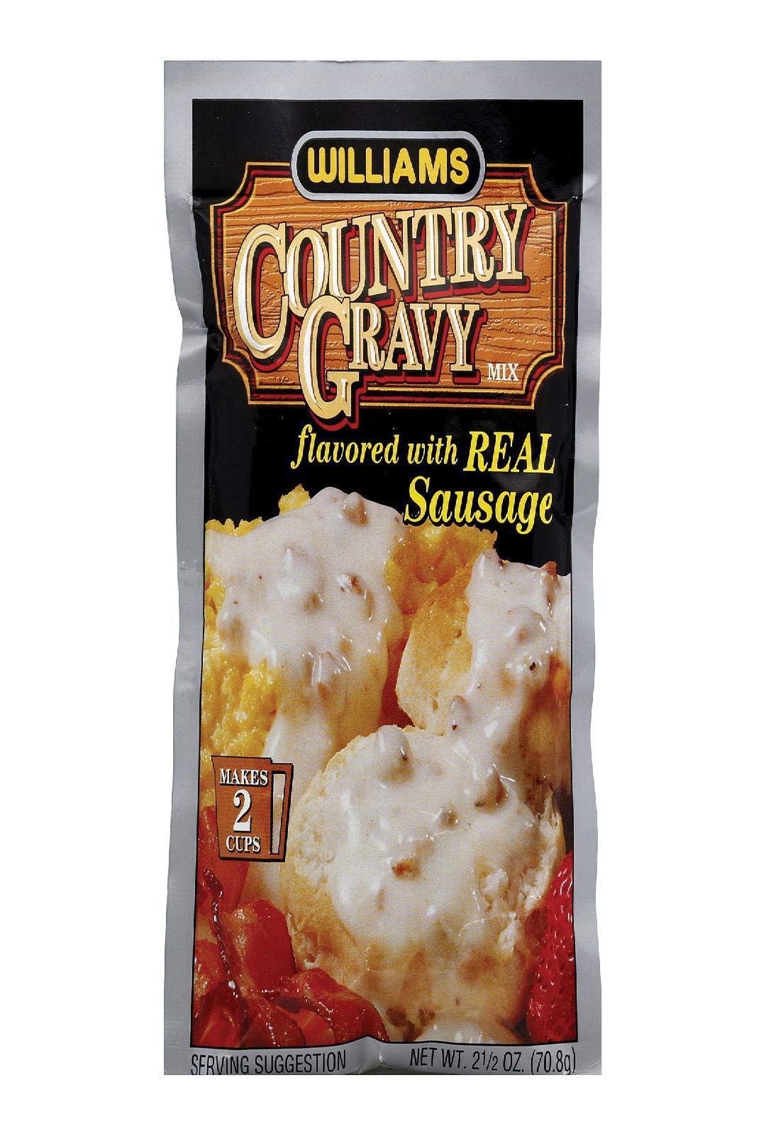 Williams Country Gravy Flavored with Real Sausage, 2.5 oz.