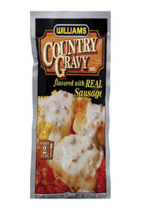 Williams Country Gravy Flavored with Real Sausage, 2.5 oz.