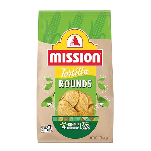 Mission Round Yellow Corn Tortilla Chips, 11 Ounce Bag