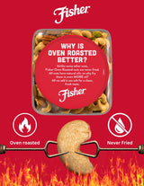 Fisher Oven Roasted Never Fried Deluxe Mixed Nuts, 24 Ounces (Pack of 1), Almonds, Cashews, Pecans, Pistachios, Healthy Snacks for Adults, Made