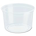 Solo DM16R 16 oz Clear RPET Plastic Deli Container (Case of 500)