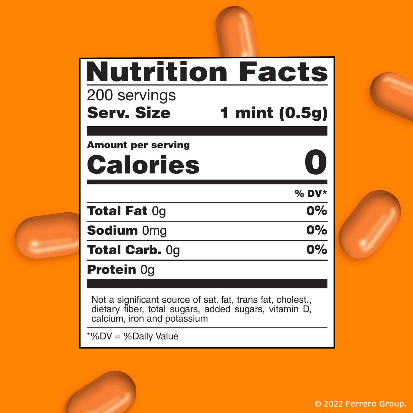 Tic Tac Orange, On-the-Go Pocket-Sized Mints, 200 pieces, 4 Bottle Packs, 3.4 oz Each
