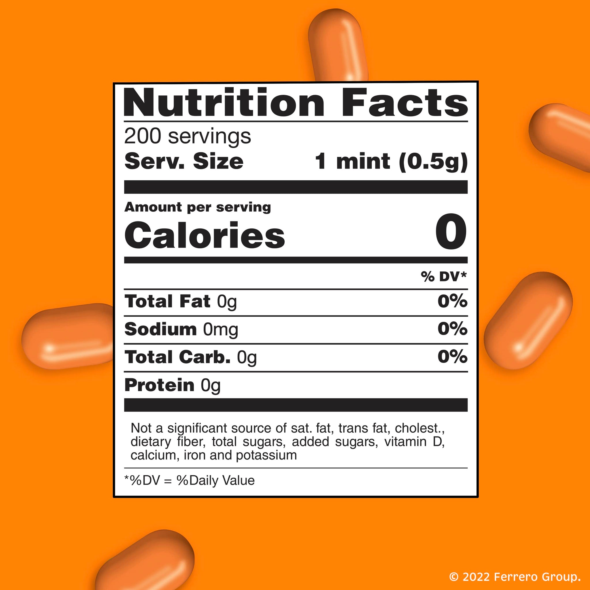 Tic Tac Orange, On-the-Go Pocket-Sized Mints, 200 pieces, 4 Bottle Packs, 3.4 oz Each