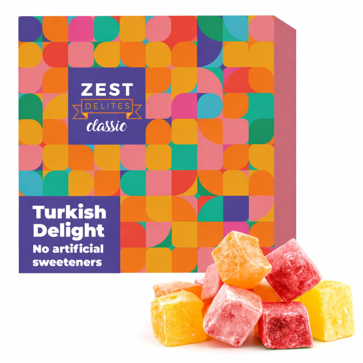 Turkish Delight by Zest Delites, Assorted Lokum, 16oz
