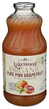 Lakewood, Juice Grapefruit Pink Pure organic, 32 Fl Oz
