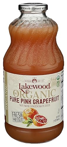 Lakewood, Juice Grapefruit Pink Pure organic, 32 Fl Oz