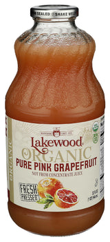 Lakewood, Juice Grapefruit Pink Pure organic, 32 Fl Oz