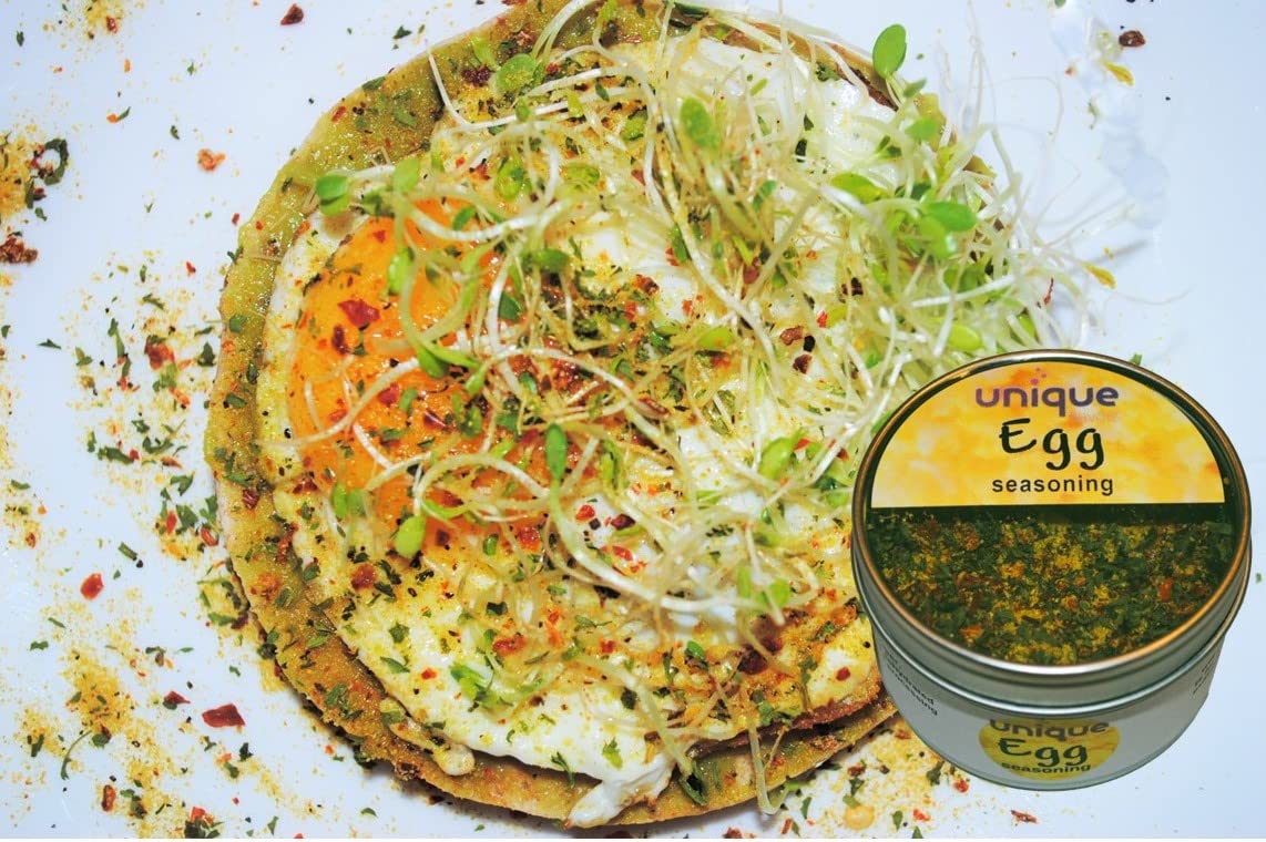 Egg Seasoning Gourmet Topping For Scrambled Eggs, 2.2 oz Tin Can