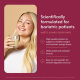 Bariatric Advantage High Protein Meal Replacement Drink Mix, Protein Powder Whey Isolate for Gastric Bypass and Sleeve Gastrectomy Patients, 27g