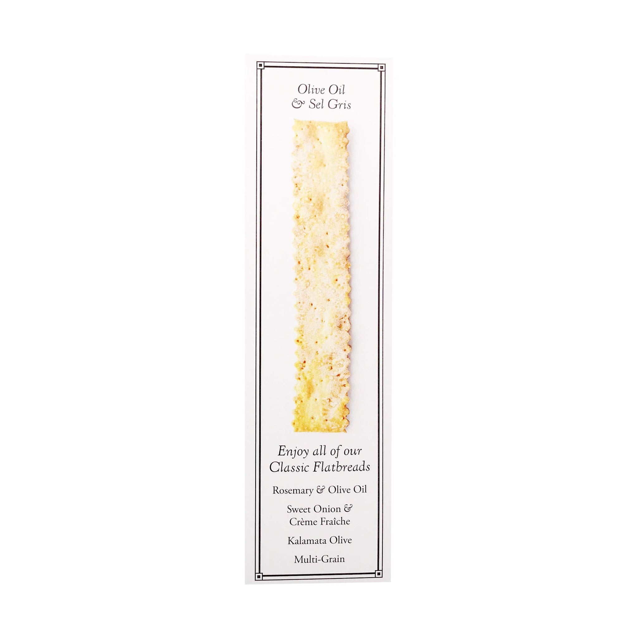 Rustic Bakery, Flatbread Sel Gris Organic, 6 Ounce