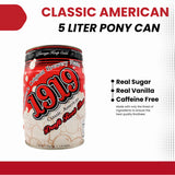 1919 Draft Root Beer Soda, 5 Liter Pony Keg, Caffeine-Free, Real Sugar and Real Vanilla, Small Batch, Creamy, Full Bodied, Family-Founded, Birthday