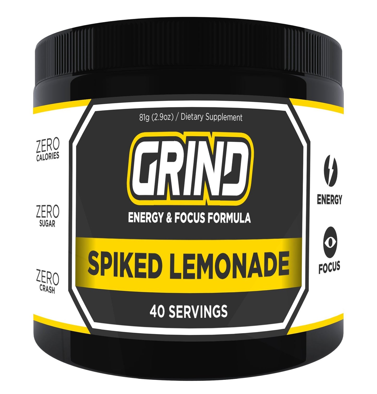 Grind Energy Spiked Lemonade (40 Servings)