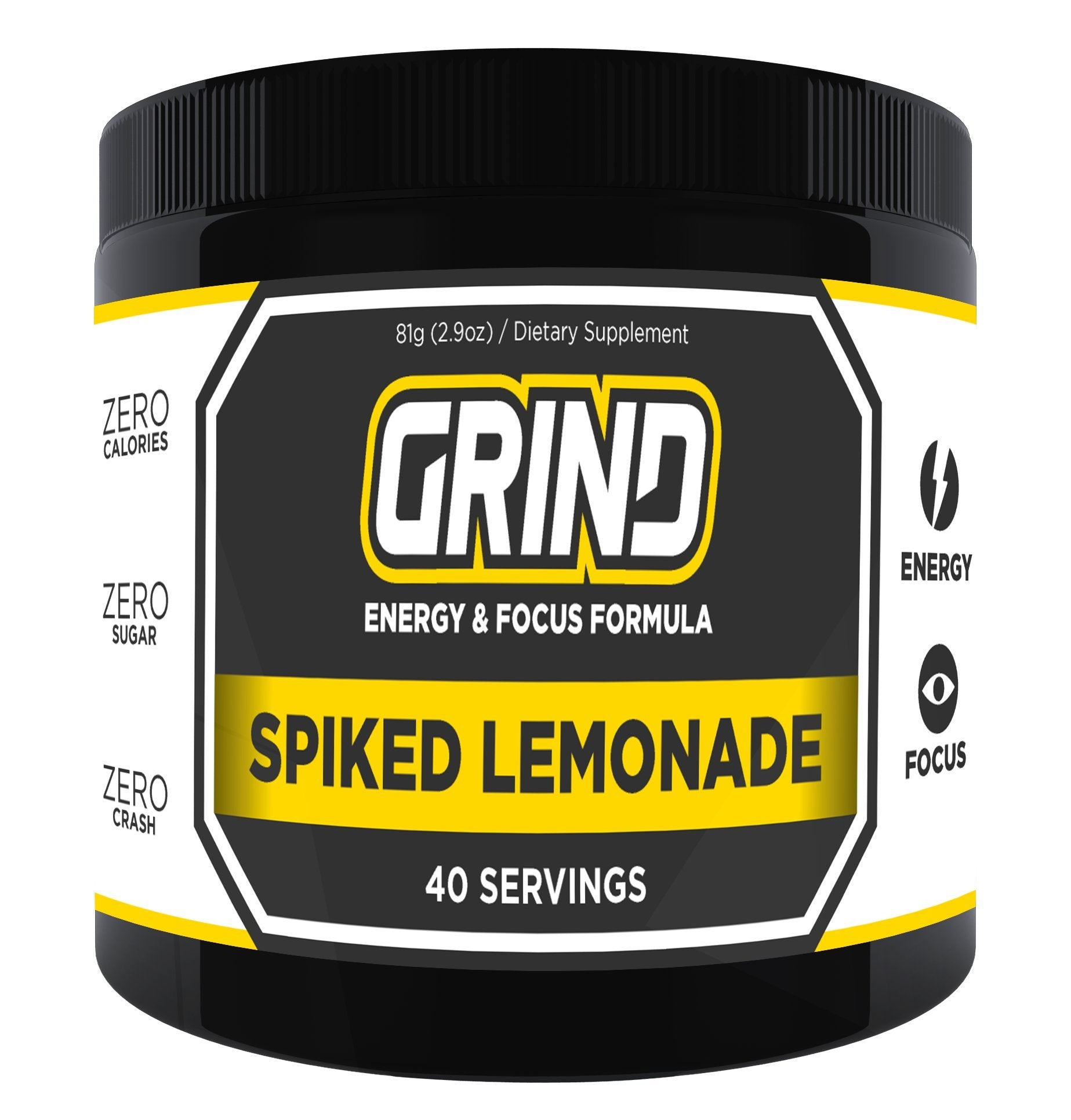 Grind Energy Spiked Lemonade (40 Servings)