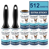 skytogether Lint Rollers for Pet Hair Extra Sticky, Dog Cat Pet Hair Remover Couch Lint Roller Travel Size Lint Remover for Clothes, 2 Reusable