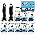 skytogether Lint Rollers for Pet Hair Extra Sticky, Dog Cat Pet Hair Remover Couch Lint Roller Travel Size Lint Remover for Clothes, 2 Reusable