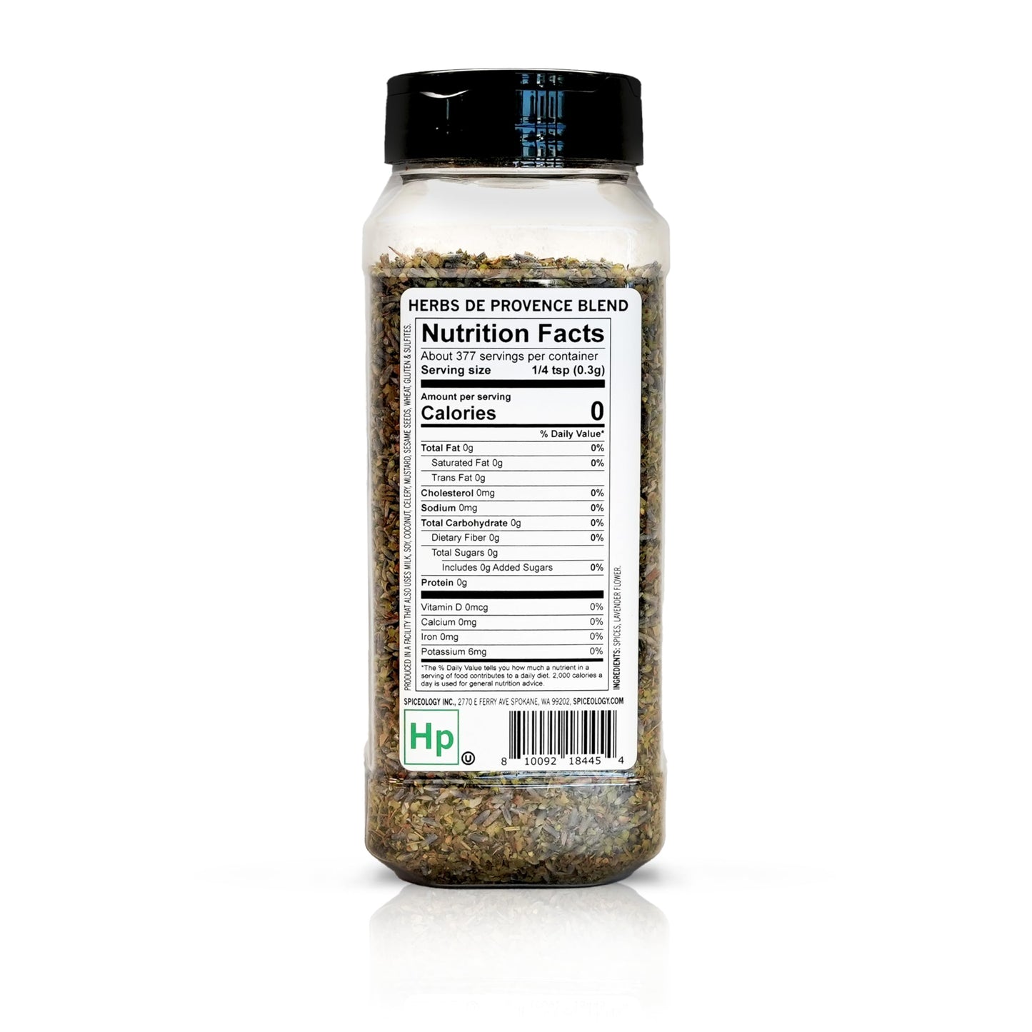 Spiceologist Premium Spices - Herbs de Provence - 4 oz - Packaged in Standard PC1 Bulk Container
