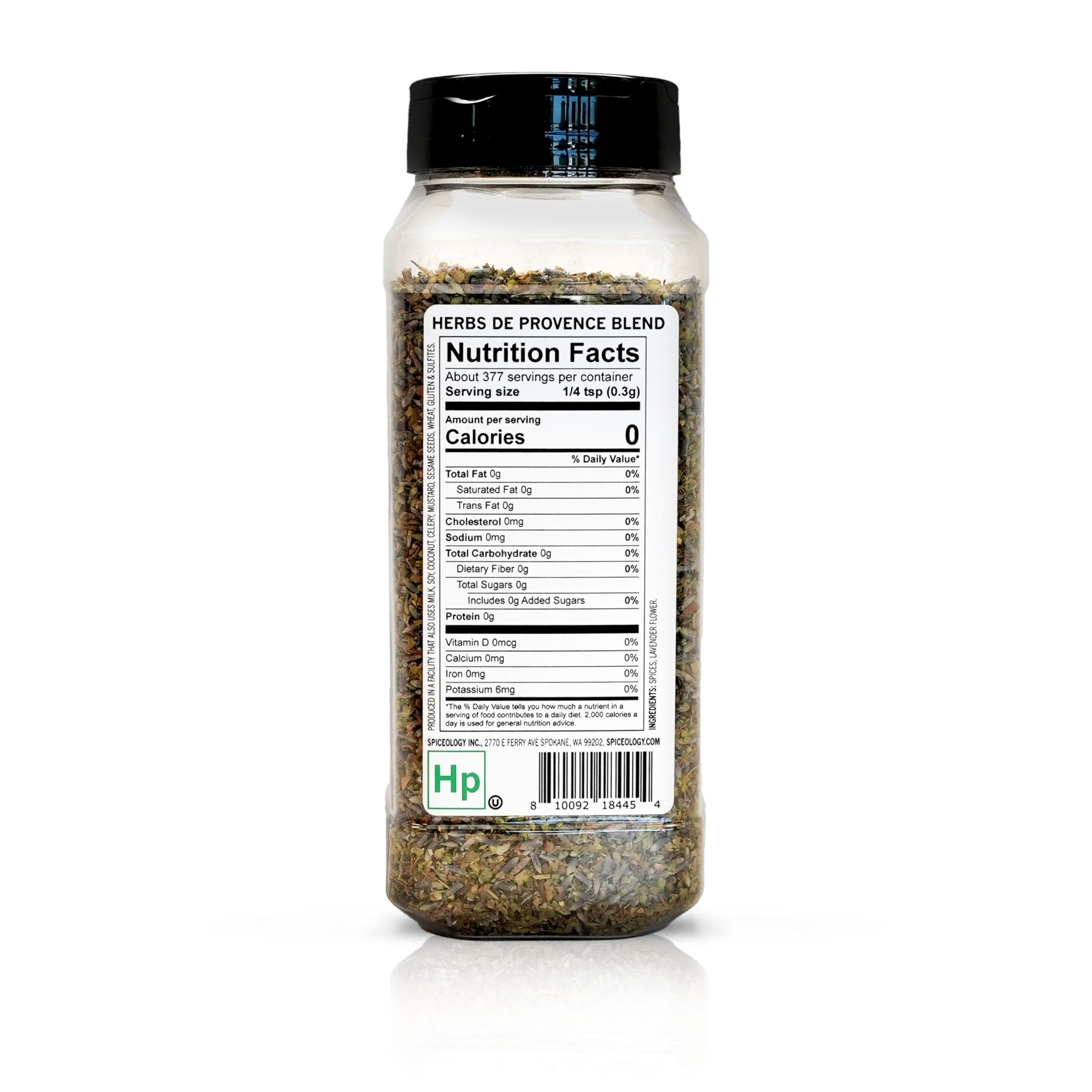 Spiceologist Premium Spices - Herbs de Provence - 4 oz - Packaged in Standard PC1 Bulk Container