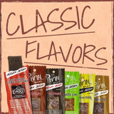 Primal Spirit Vegan Jerky “SHIITAKE MUSHROOM” - “Classic Flavor” - Hot & Spicy-Sweet & Savory, 10 g. Plant Based Protein, Certified Non-GMO, No