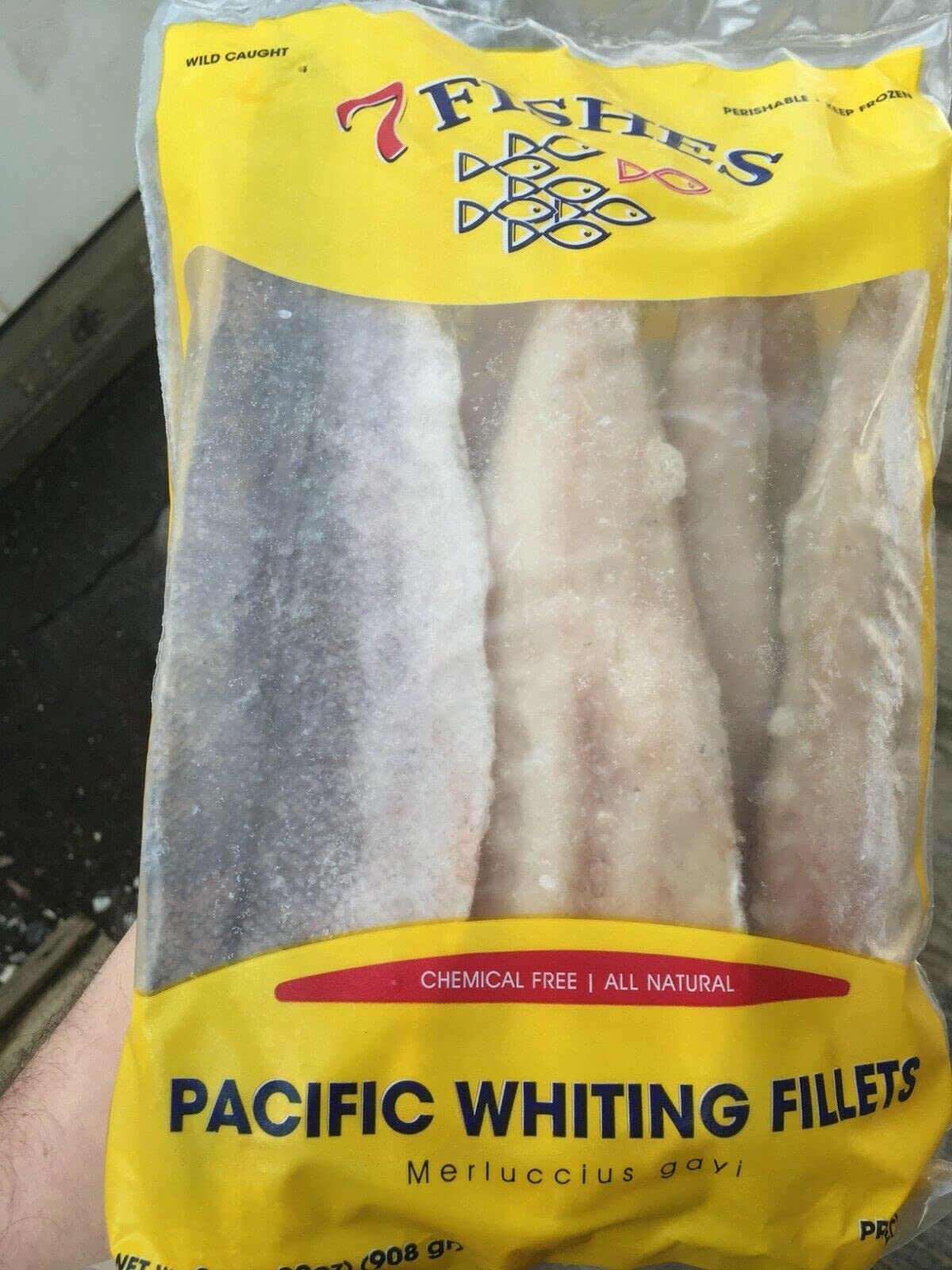 (6 lbs) Frozen Wild Caught Whiting FIlets