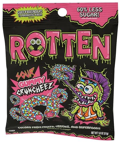Rotten Sour Gummy Cruncheez