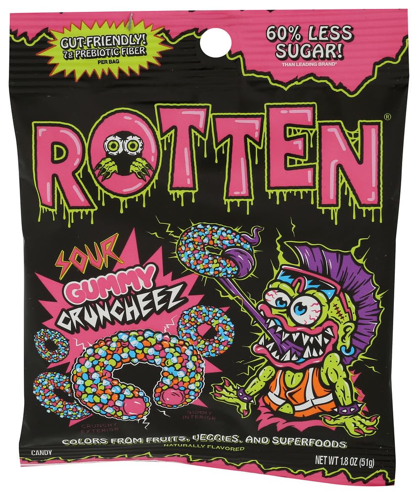 Rotten Sour Gummy Cruncheez