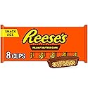 Reese's, Milk Chocolate Snack Size Peanut Butter Cups, Candy Packs, 0.6 Ounce, 8 Count