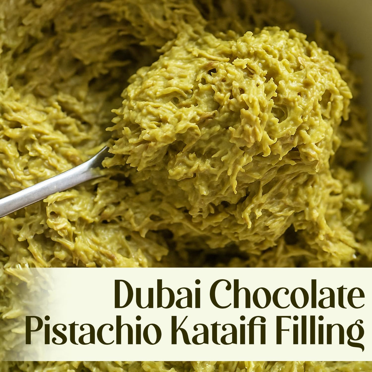 Dubai Chocolate Bar Filling 2.2 lb Bulk Pistachio Cream with Crispy Kataifi