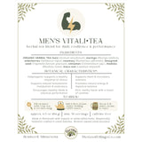 The Good Village Co. Men’s Vitali Loose Leaf Herbal Tea, Caffeine Free Botanical Blend with Ashwagandha, Nettle & Roasted Herbs, 6.5 oz, Approx. 50