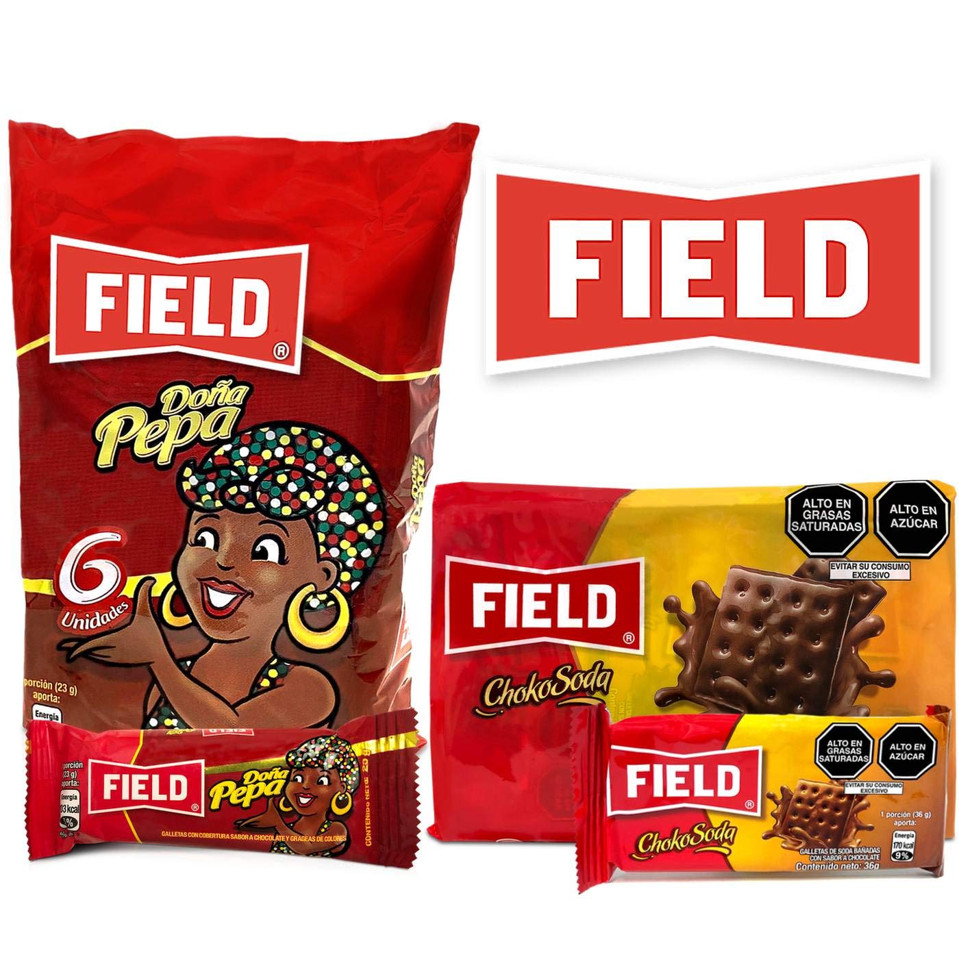Field 6 Galletas Doña Pepa & 6 Galletas Chokosoda | Dona Pepa & Chocosoda Peruvian Cookies Combo