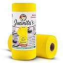 Juanita’s Reusable Paper Towels (25 Sheet Roll) - Washable & Heavy Duty Eco-Friendly Cleaning Cloths - Ultra-Absorbent, Lint-Free & Quick Drying