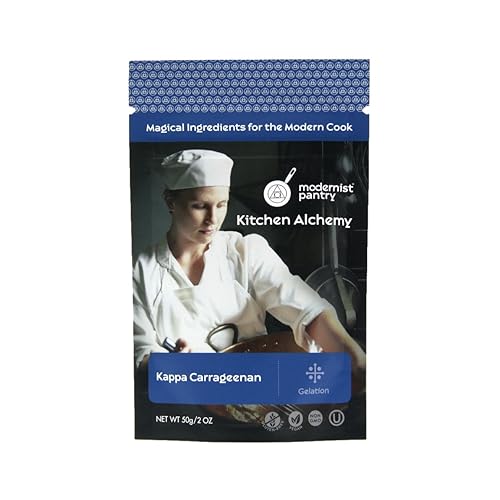 Pure Refined Kappa Carrageenan ? Non-GMO Vegan OU Kosher Certified - 50g/2oz (The original recommended for Vegan Cheese)
