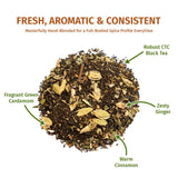 Nepal Tea Himalayan Masala Chai Tea Mix | CTC & Loose Leaf Black Tea with Organic Chai Spice Blend - Cinnamon, Ginger, Cardamom, Cloves & Black Pepper