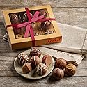 Dulcet Gift Baskets Chocolate Candy Variety Pack ! Luxurious Milk Chocolate Truffles - Truffle Gift Set for Women and Men ! 9pcs Chocolate Truffles