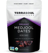 Terrasoul Superfoods Organic Medjool Dates, 16oz - Soft Chewy Texture | Sweet Caramel Flavor | Farm Fresh