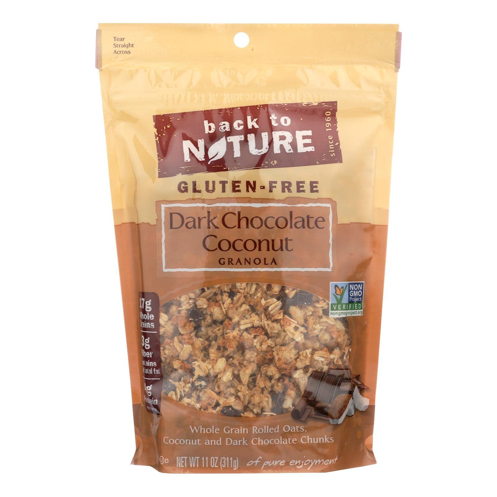 Back To Nature, Back to Nature Gluten Free Dark Chocolate Coconut Granola 11 Ounce)