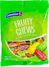 Colombina Fruity Chews Assorted Soft Fruit Chews Candy, 6.03 Ounce Bag