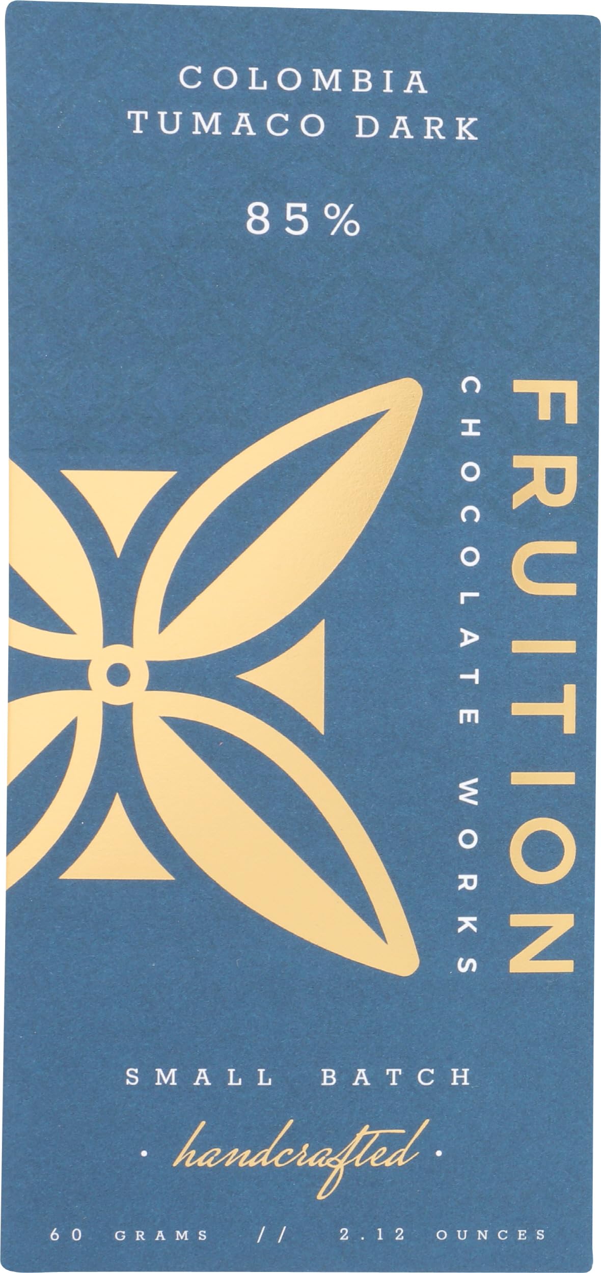 Fruition Chocolate Works Colombia Tumaco 85% Dark Chocolate Bar, 2.12 OZ