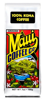 Maui Coffee Company 100% Kona Coffee (Ground), 7 Ounce