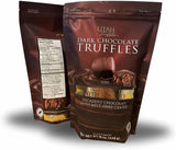 Utah Truffles Sea Salt Dark Chocolate, 16 oz each - Total 32 oz - 2 pack
