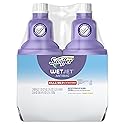 Swiffer WetJet Solution Refill for Floor Mopping and Cleaning, All Purpose Multi Surface Floor Cleaning Solution, Fresh Citrus Scent, 1.25 Liters (2
