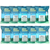 Gourmet Flavored Coffee Sampler Pack - 10 Bags of Unique Flavored Coffees - 100% Specialty Grade 1 Arabica -1.5 oz Full-Pot Bags - Roasted by Door